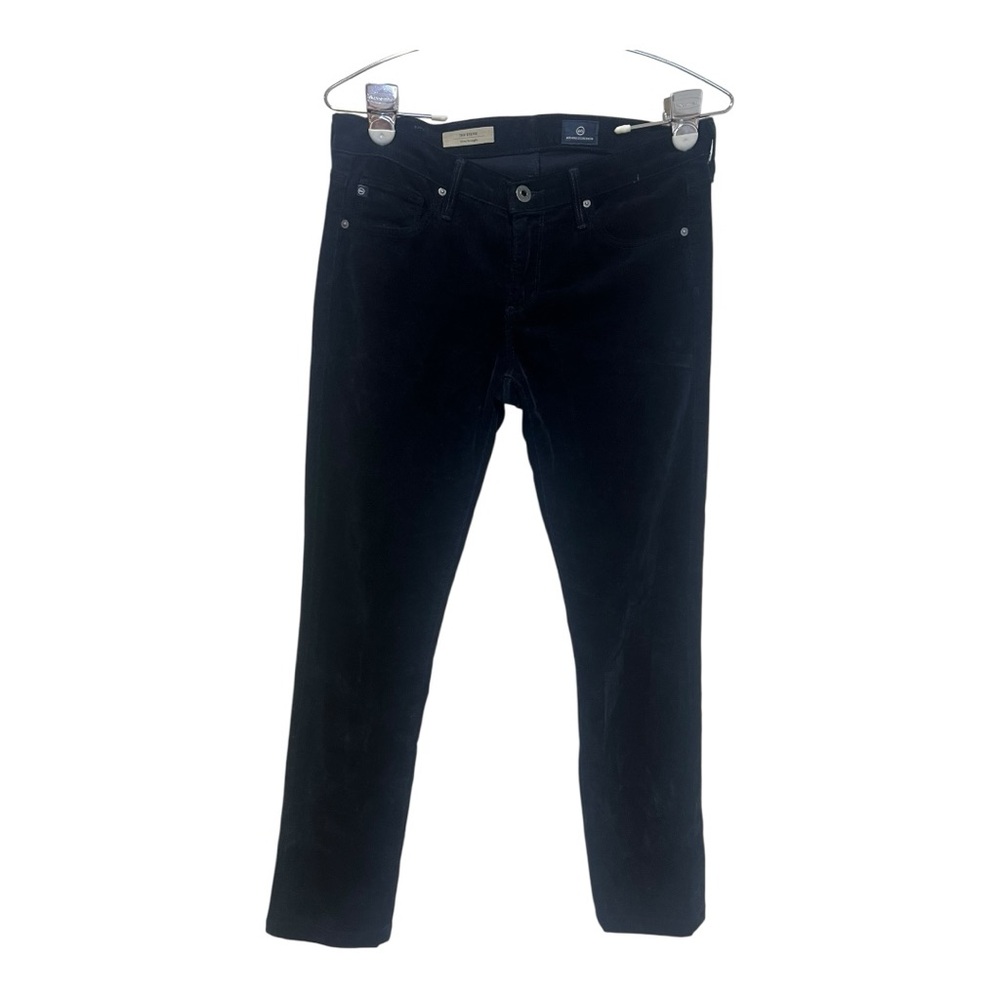 AG Adriano‎ Goldschmied Navy The Stevie Ankle Slim Straight Jeans Size 27R